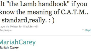 Mariah Carey Tweets In Code